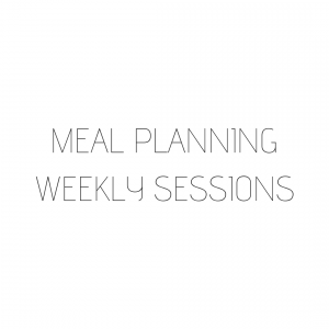 Weekly Meal Planning Sessions
