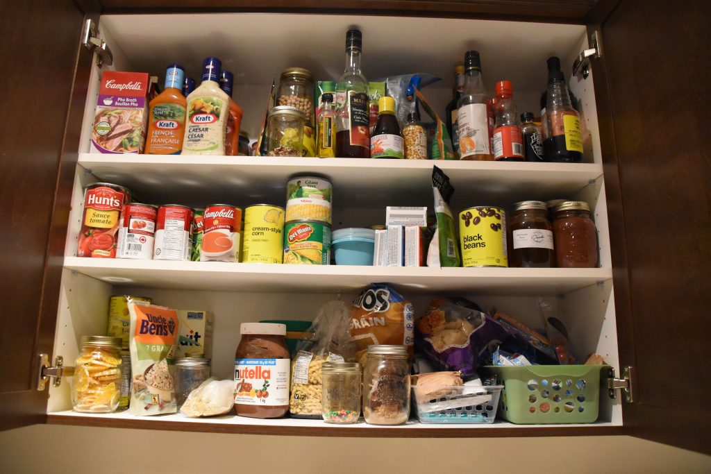 Pantry Stock Pile for Meal Plan