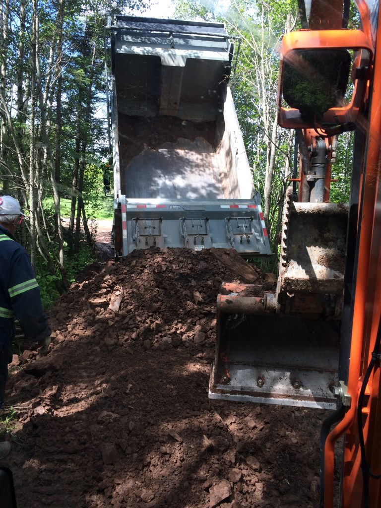 Building Our Own Driveway Shale Delivery